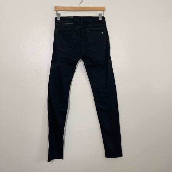 Rag & Bone • Fit 1 Rinse Wash Black Skinny Jeans - Picture 3 of 6